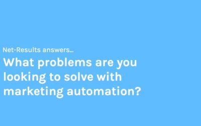What problems are you looking to solve with marketing automation?