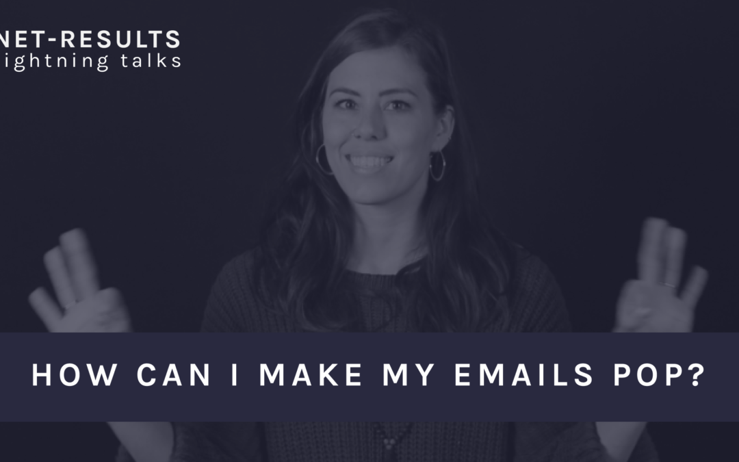 VIDEO: How to make your emails pop