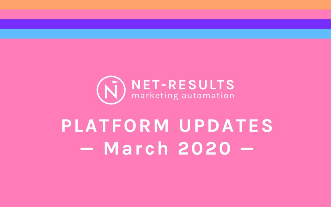 Platform Updates — March 2020