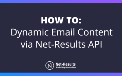 Dynamic Email Content via Net-Results API
