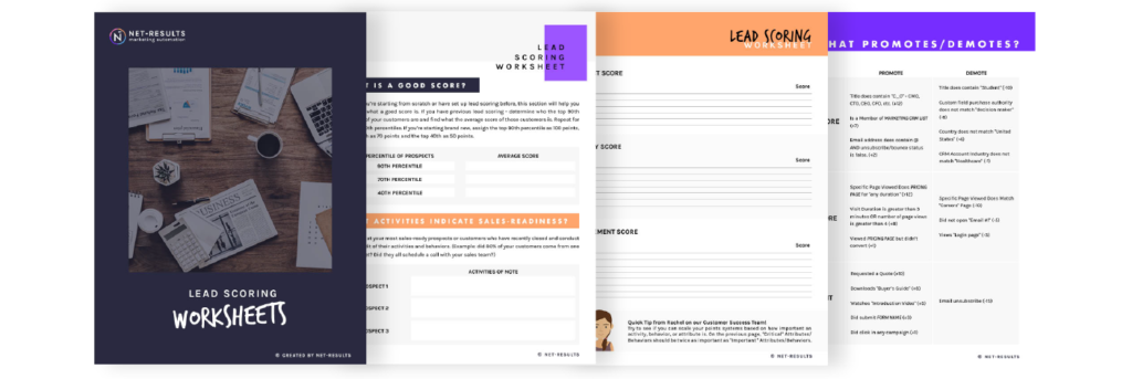 B2B Lead Scoring Worksheets