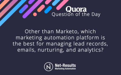 Other than Marketo, which marketing automation platform is the best for managing lead records, emails, nurturing, and analytics?