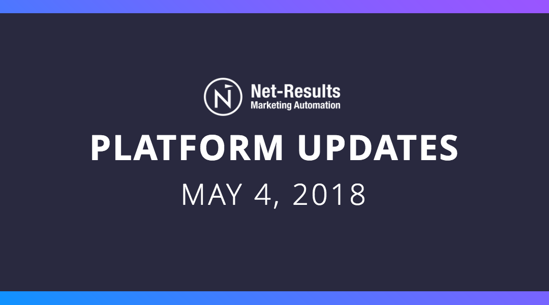 Platform Updates – May 4, 2018
