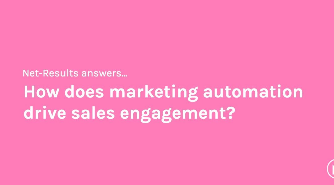 How does marketing automation drive sales engagement?