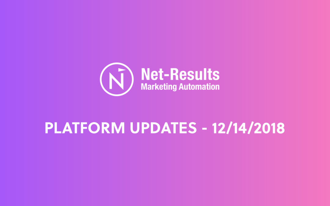 Platform Updates – December 14, 2018