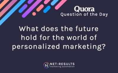 What does the future hold for the world of personalized marketing?
